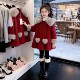 女童冬装 加厚年服外套2025冬季 大毛领上衣大板型保暖过冬大衣