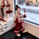女童冬装 潮 儿童加绒拜年服外套加厚喇叭裤 国风套装 2026春节新款