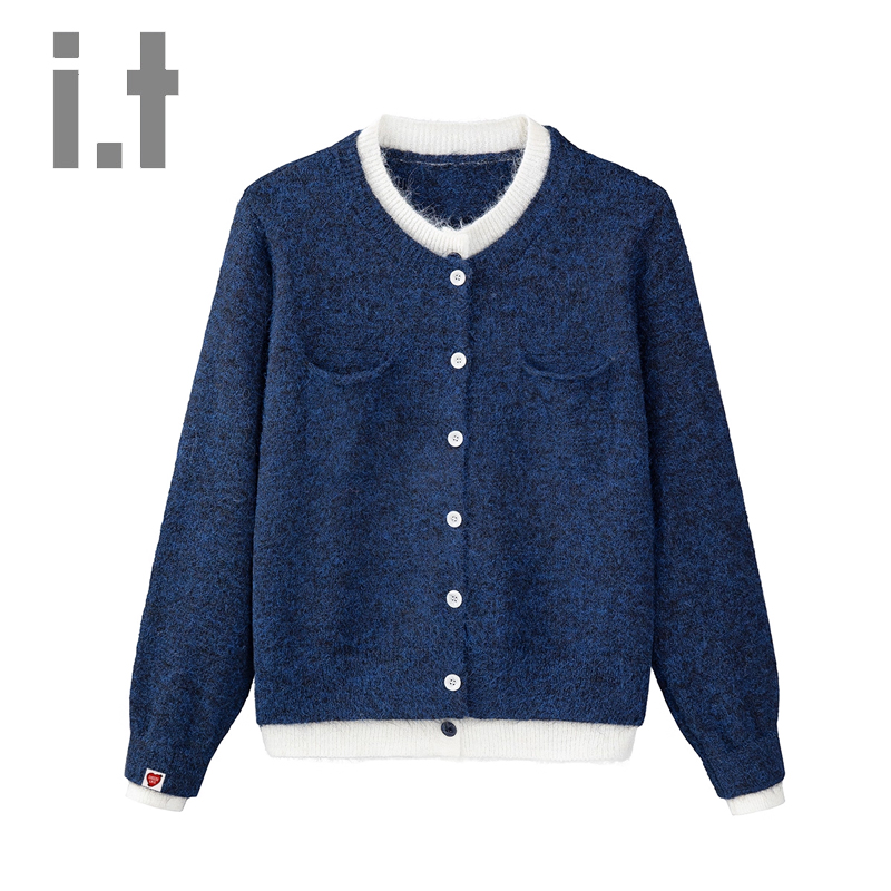 春秋季长袖宽松百搭针织衫女