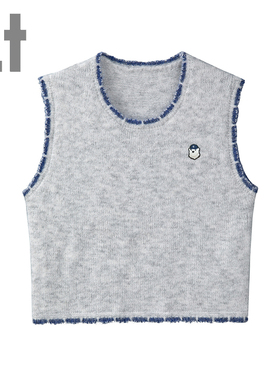 it:CHOCOOLATE2025春秋新款简约气质针织马甲女百搭韩系针织背心