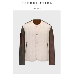 Reformation金晨私服限定棉服 About 宽松羊毛混纺外套 现货