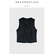马甲坎肩背心上衣盘扣提花外套 Reformation新中式 现货 About