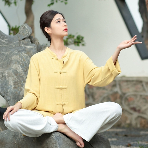 Tai Chi Clothing Женская женская флисовая женская одежда линия хлопковая линия тай -чи одежда для боевых искусств Тонкое лето