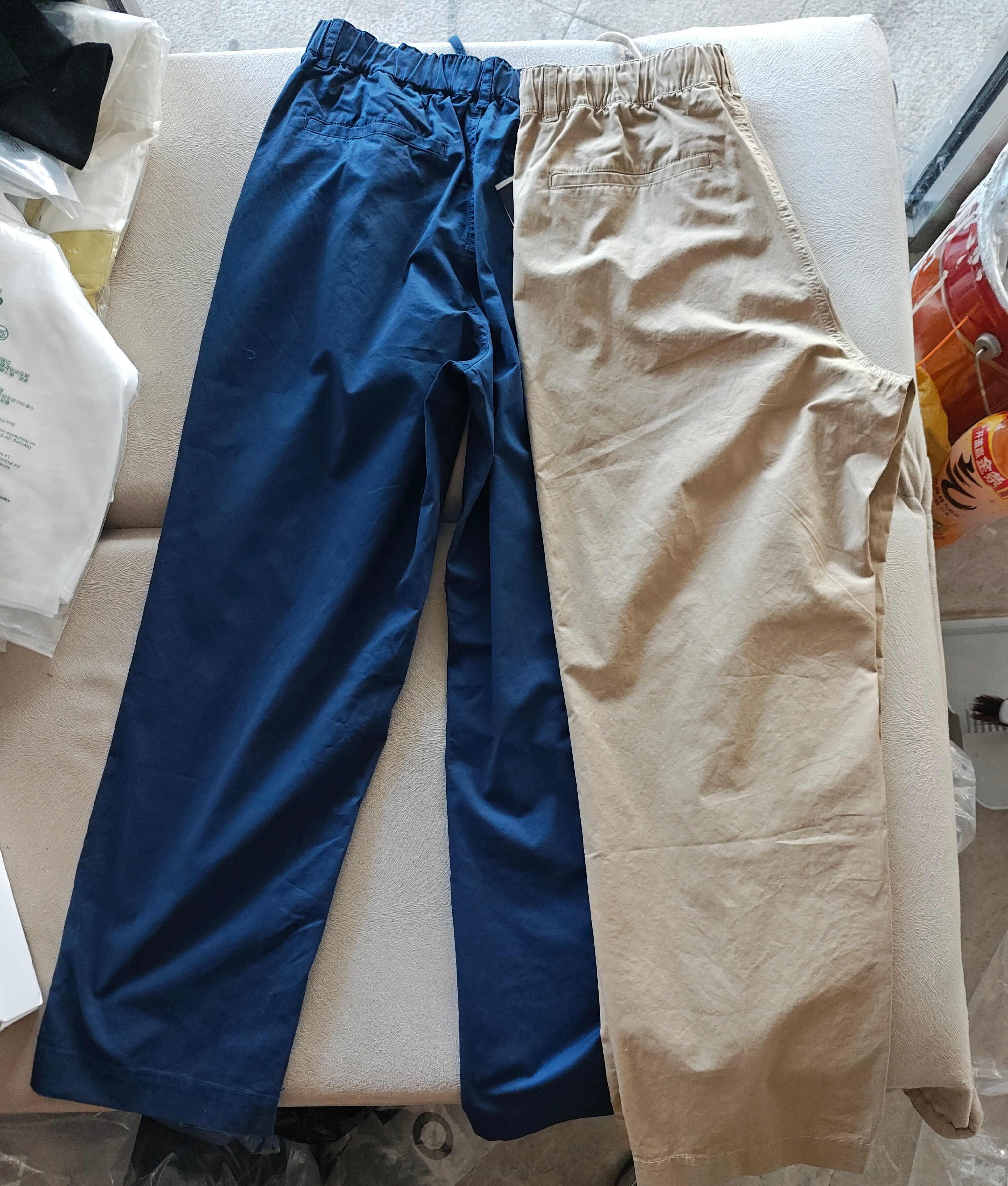2026春夏新款男女休闲裤复古水洗校服裤