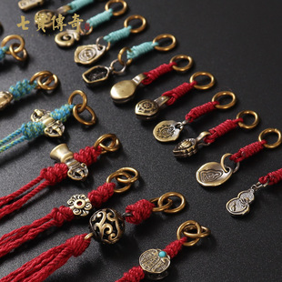 原创设计铜藏式小挂件 文玩小提溜手串项链侧挂配饰 包钥匙扣挂饰