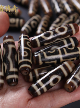 【多颗可选】一物一图西藏天珠 建成天珠 三眼六九眼天珠项链吊坠