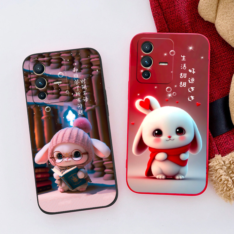 适用于vivoV2163A直边手机壳可爱龙族国风高颜值S12PRO硅胶保护套