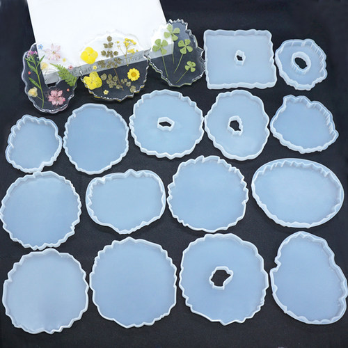 异形不规则硅胶模具干花杯垫