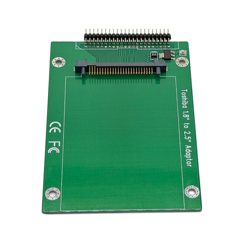 东芝1.8寸50针 50pin CF接口硬盘转成2.5寸 44pin IDE接口