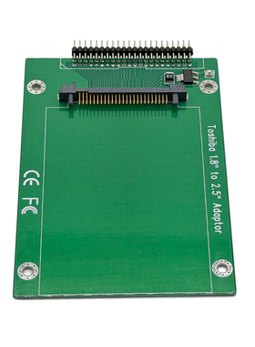 东芝1.8寸50针 50pin CF接口硬盘转成2.5寸 44pin IDE接口