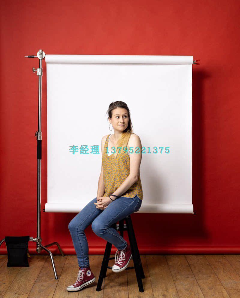 仙丽摄影背景纸1.35*5米影棚照相纸摄影单色纯色人像杂志背景纸