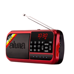 ahma爱华798插卡音箱老人评书机单田芳刘兰芳小说MP3播放器充电