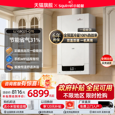 超一级能效全预混冷凝炉小松鼠