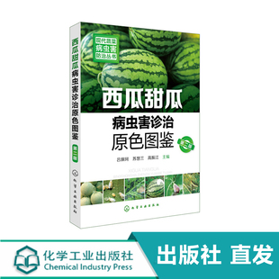 现代蔬菜病虫害防治丛书 西瓜甜瓜病虫害诊治原色图鉴 第二版  大棚西瓜甜瓜种植技术书籍 大棚种西瓜甜瓜栽培关键技术书籍