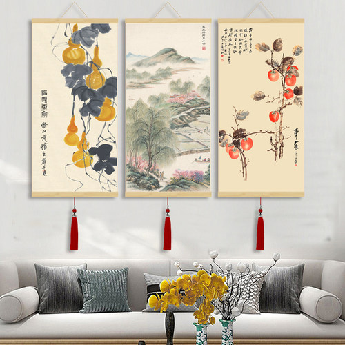 精美家居丝绢画心装饰画