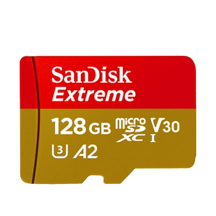 sandisk闪迪128G内存卡运动相机gopro存储卡A2性能通用无人机tf卡