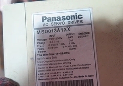 松下伺服驱动器MSD013A1XX 全新原装质保一年 现货供应欢迎询价。