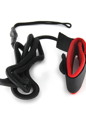 浆板脚绳冲浪板sup桨板安全绳弹力绳伸缩绳冲浪滑水救生绳救援绳