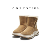 STEPS可至冬季 新款 厚底增高一脚蹬雪地靴时尚 COZY 运动太空鞋 8122