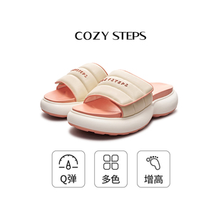女式 COZY 厚底拖鞋 女夏外穿6039 STEPS可至轻氧回弹氧气鞋 休闲凉鞋