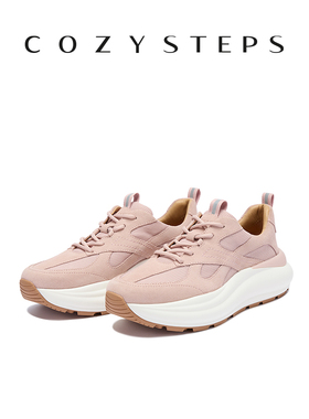 COZY STEPS可至25新男女款时尚休闲鞋稳定系列厚底增高运动老爹鞋