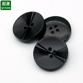 扣黑色花纹树脂纽扣男女小西装 大衣西装 袖 外套门襟扣子口袋钮扣