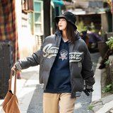 2026冬季新款男装日系潮牌字母刺绣棒球服棉衣加厚外套MY268-F195，男装棉衣，电商A101（原外27）