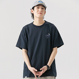 2026夏季新款男装日系潮牌后背趣味字母印花短袖宽松T恤T798-F38，男装T恤，电商A101（原外27）
