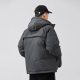 2026冬季新款男日系潮牌纯色宽松休闲连帽棉服加厚外套MY326-F195，男装棉衣，电商A101（原外27）