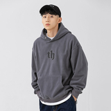 2026冬季新款男装日系字母刺绣摇粒绒加绒加厚连帽卫衣WY370-F95，男装卫衣，电商A101（原外27）
