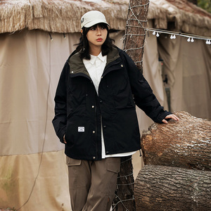 2024春季新款男装日系潮牌纯色连帽工装外套夹克JK338-F145,男装夹克,电商A101（原外27）