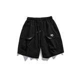 2026夏季新款男装日系潮牌贴布宽松休闲工装短裤五分裤DK110-F65，男装牛仔裤，电商A101（原外27）