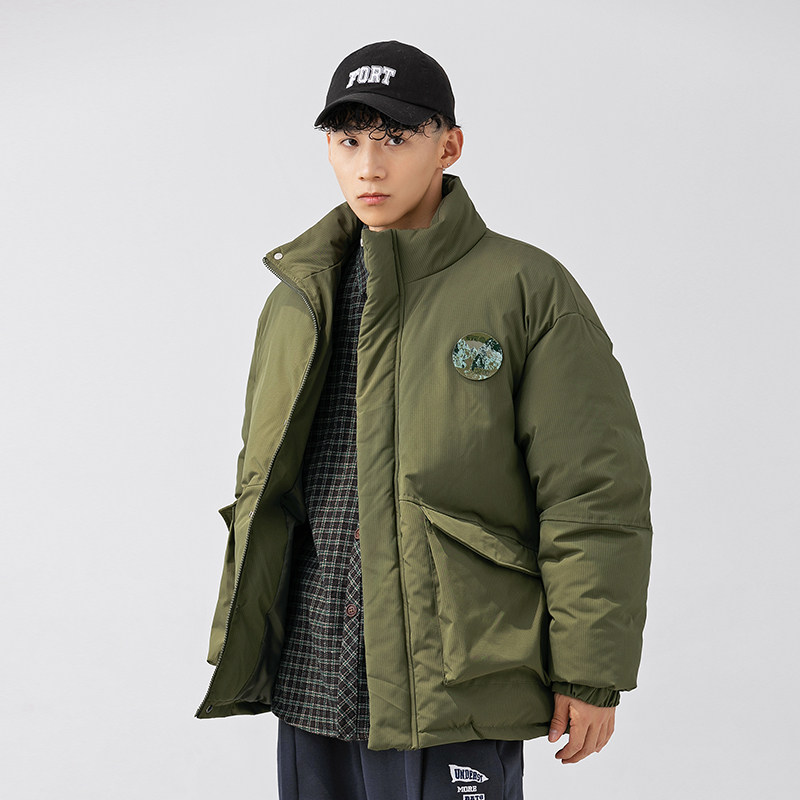 2026冬季新款男日系潮牌宽松休闲立领工装棉服加厚外套MY316-F185,男装棉衣,电商A101（原外27）