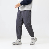 2026冬季新款男装日系宽松加绒加厚运动休闲裤束脚裤P786-F105，男装卫衣，电商A101（原外27）