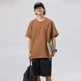 2026夏季新款男装日系潮牌趣味仙人掌印花短袖宽松T恤T820-F38，男装T恤，电商A101（原外27）