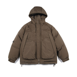 2026冬季新款男日系潮牌纯色宽松休闲连帽棉服加厚外套MY326-F195，男装棉衣，电商A101（原外27）