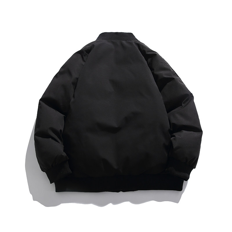 2026冬季新款男装日系潮牌拼接棒球领加厚工装棉服外套MY318-F195,男装棉衣,电商A101（原外27）