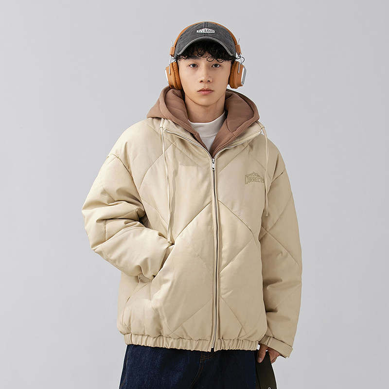 2026冬季新款男装日系潮牌宽松假两件连帽皮衣加厚外套MY292-F235,男装皮衣,电商A101（原外27）