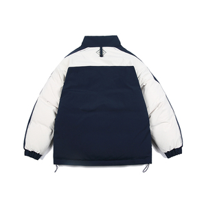 2026冬季新款男日系撞色字母刺绣立领宽松加厚棉服外套MY320-F205图片
