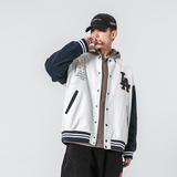 2023春季新款男装日系潮牌字母刺绣棒球服休闲外套夹克JK236-F145，男装夹克，电商A213