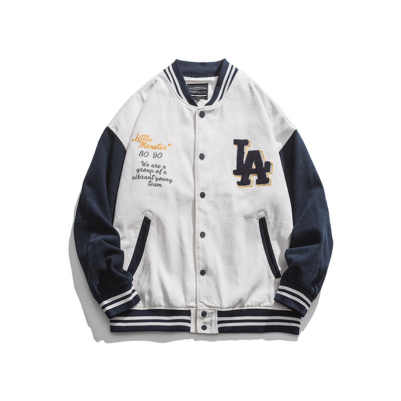 2026秋季新款男装日系潮牌字母棒球服休闲外套夹克JK236-F145,男装夹克,电商A101（原外27）