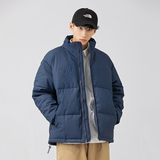 2026冬季新款男装日系字母印花立领加厚皮衣棉服外套MY350-F205，男装皮衣，电商A101（原外27）