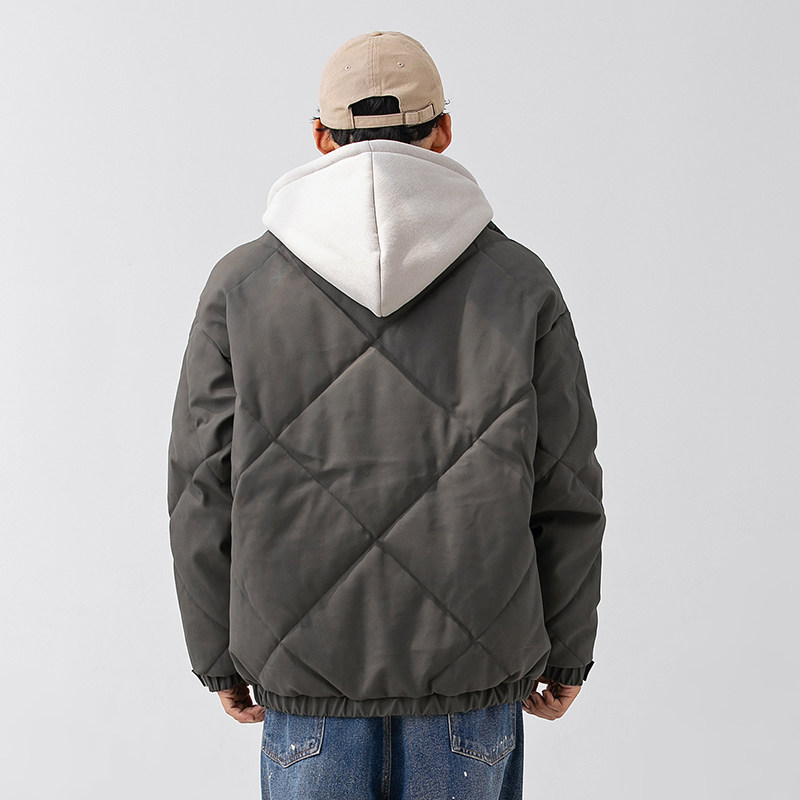 2026冬季新款男装日系潮牌宽松假两件连帽皮衣加厚外套MY292-F235,男装皮衣,电商A101（原外27）