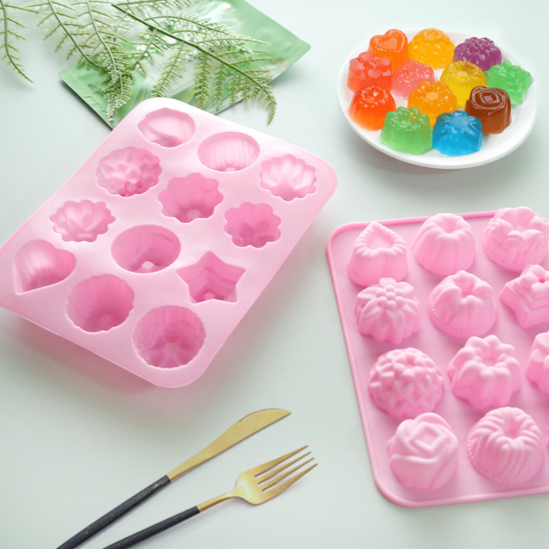 diy手工皂硅胶模具自制香皂肥皂冷制皂卡通创意花草磨具卡通造型