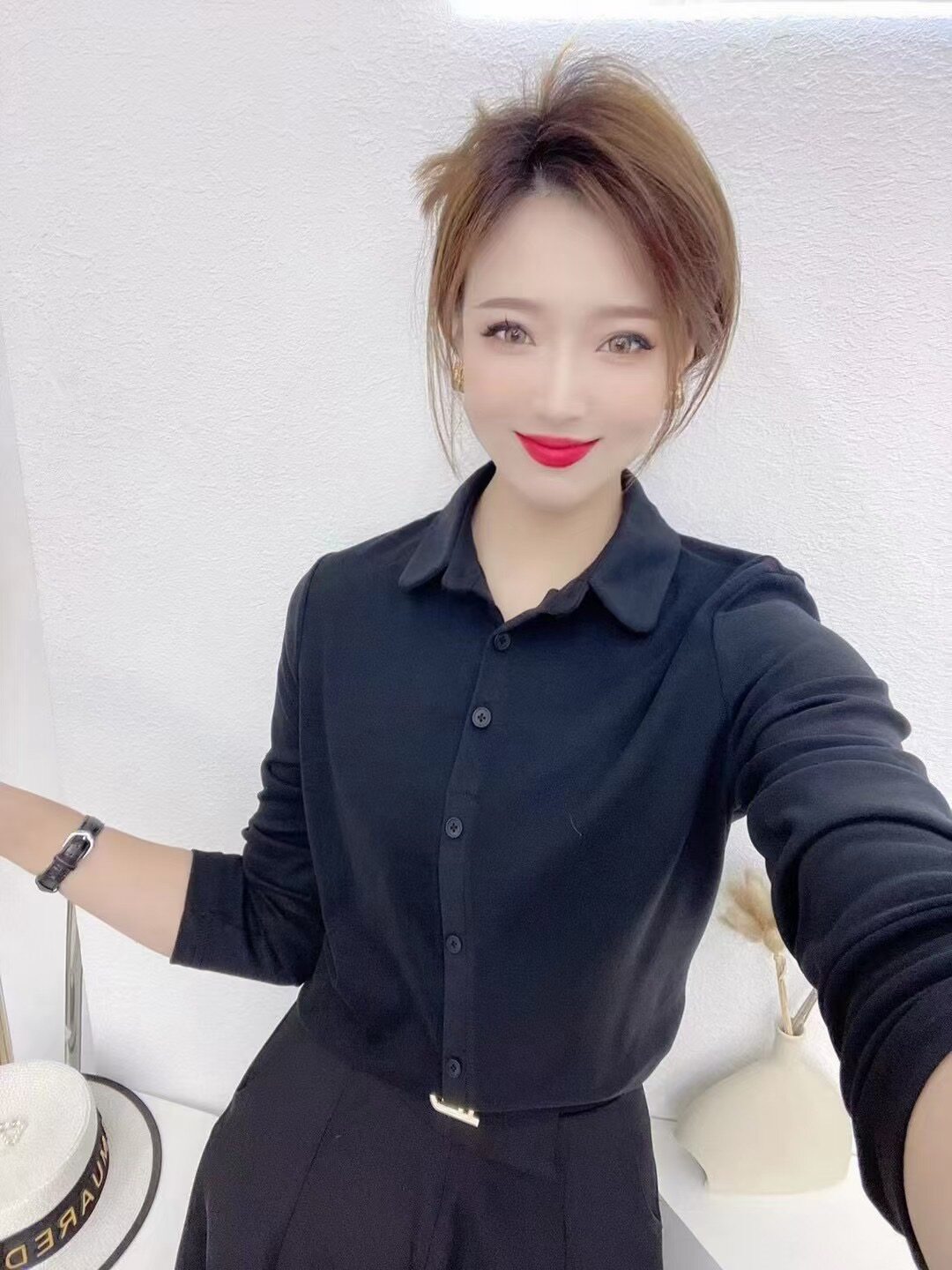叠穿德绒女士衬衫2025新款磨毛上衣秋冬打底衬衣保暖