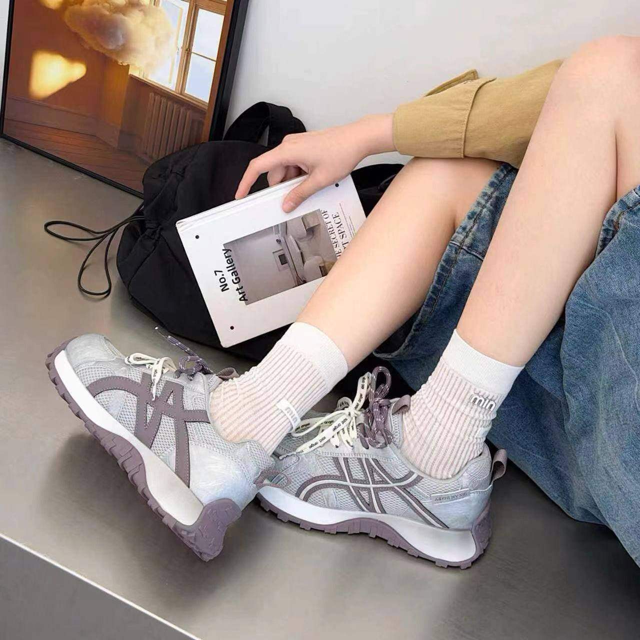 c女鞋单鞋26新款厚底休闲鞋老爹鞋皮网结合时尚百搭舒适潮鞋防滑,女鞋,老爹鞋,淘宝优惠券,粉丝福利购,淘宝优惠卷