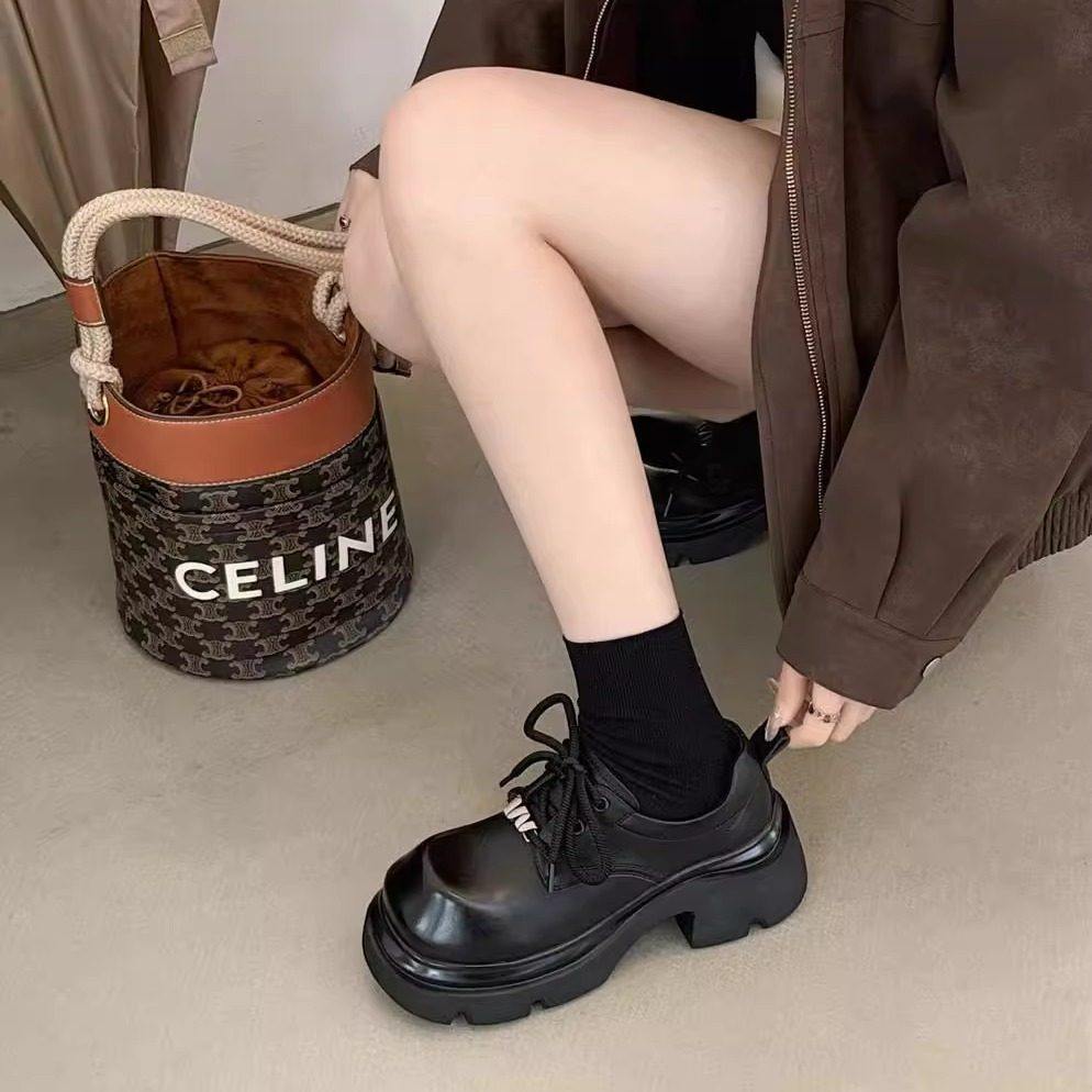 第一佳人女鞋2026新款女鞋乐福鞋厚底时尚百搭舒适韩版潮鞋增高