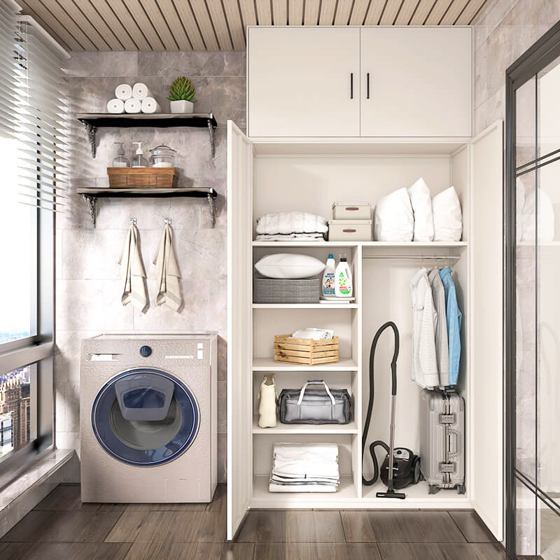 阳台柜储物收纳柜防晒防水置物露台杂物大容量阳台小户型家用衣柜