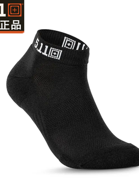 6双装5.11 PT-R基础款脚踝短袜10047透气舒适511战术户外运动袜子