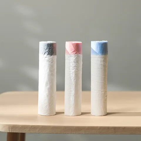 多派加厚手提式家用大号抽绳一次性袋塑料袋垃圾袋收口中垃圾桶